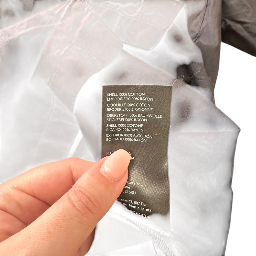 ANTHROPOLOGIE Maeve Dog Embroidered Button‎ Down Shirt XS - Picture 6 of 6